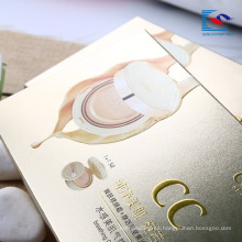 Productos de China Papel de impresión de encargo que dobla la caja de papel cosmética que empaqueta, papel de empaquetado cosmético de la caja